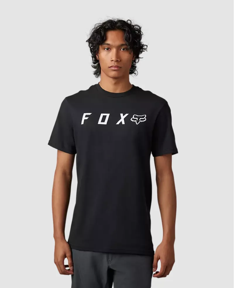 Fox Racing Absolute Short Sleeve Premium Tee in Black/White